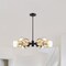 Designers Fountain Gatsby 6-Light Matte Black Mid-Century Modern Geometric Chandelier for Dining Rooms D306M-6CH-MB - alternate 2
